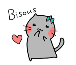 Cats in France! sticker #7343947