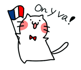Cats in France! sticker #7343948