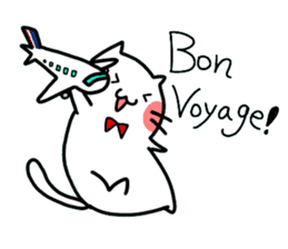 Cats in France! sticker #7343960