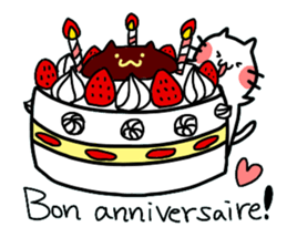 Cats in France! sticker #7343962