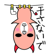 Cute and ugly angels,debils sticker #7343981