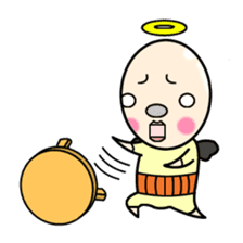 Cute and ugly angels,debils sticker #7343988