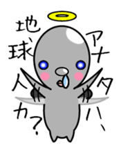 Cute and ugly angels,debils sticker #7343994