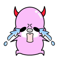 Cute and ugly angels,debils sticker #7343998