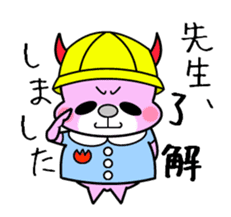 Cute and ugly angels,debils sticker #7344000