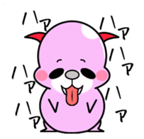 Cute and ugly angels,debils sticker #7344002