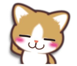 I want to hug a cat in Japanese sticker #7344117