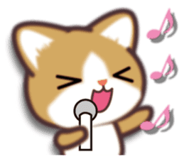 I want to hug a cat in Japanese sticker #7344119