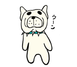 French bulldog's Sticker sticker #7344333