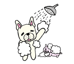 French bulldog's Sticker sticker #7344340