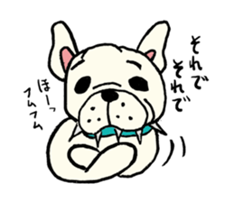 French bulldog's Sticker sticker #7344347