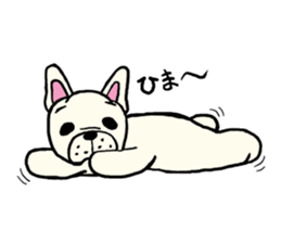 French bulldog's Sticker sticker #7344358