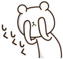 crying bear sticker #7344920