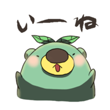 green tea bear sticker #7344966