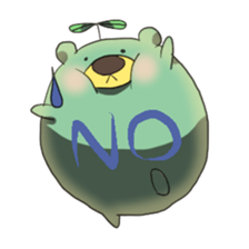green tea bear sticker #7344983