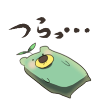 green tea bear sticker #7344993