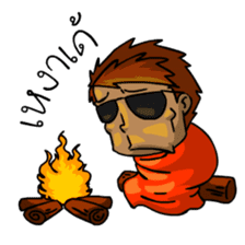 Can Man,An ordinary man with Fun and Joy sticker #7345039