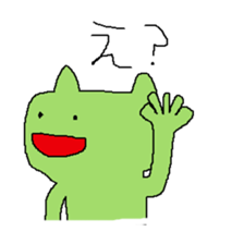 CRAZY CAT STICER sticker #7346297