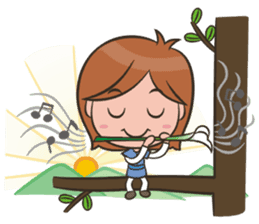 Wizards Dream-Red Hat Spice Girl sticker #7346404