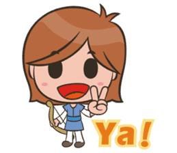 Wizards Dream-Red Hat Spice Girl sticker #7346405