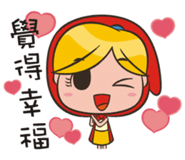 Wizards Dream-Red Hat Spice Girl sticker #7346431