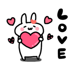 Rabbit Women sticker #7346528