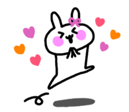 Rabbit Women sticker #7346529