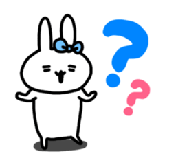 Rabbit Women sticker #7346536