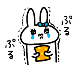 Rabbit Women sticker #7346541