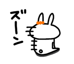 Rabbit Women sticker #7346543