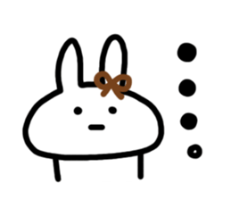 Rabbit Women sticker #7346544