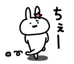 Rabbit Women sticker #7346546