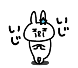 Rabbit Women sticker #7346547