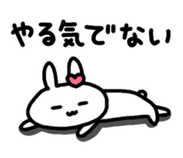 Rabbit Women sticker #7346549