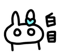 Rabbit Women sticker #7346552