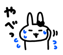 Rabbit Women sticker #7346553