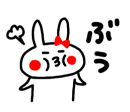 Rabbit Women sticker #7346554