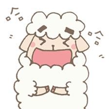 Agriculture eyebrows Sheep sticker #7346837