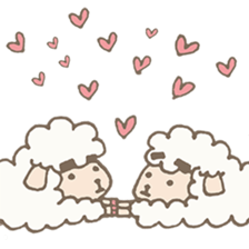 Agriculture eyebrows Sheep sticker #7346841