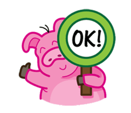 Peggie the Pig sticker #7347205