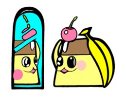 Hermit crab Pudding sticker #7347528