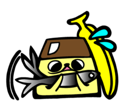 Hermit crab Pudding sticker #7347532