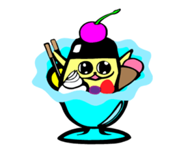 Hermit crab Pudding sticker #7347535