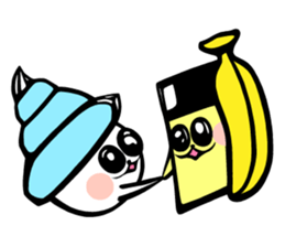 Hermit crab Pudding sticker #7347540