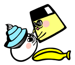 Hermit crab Pudding sticker #7347541