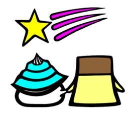 Hermit crab Pudding sticker #7347548