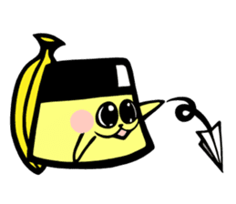 Hermit crab Pudding sticker #7347551