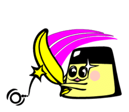 Hermit crab Pudding sticker #7347553