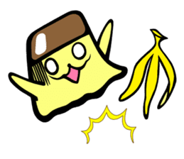 Hermit crab Pudding sticker #7347554