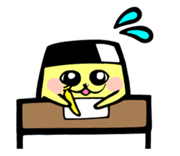 Hermit crab Pudding sticker #7347563